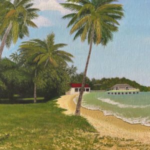 Tropical Nostalgia. Art Print on canvas